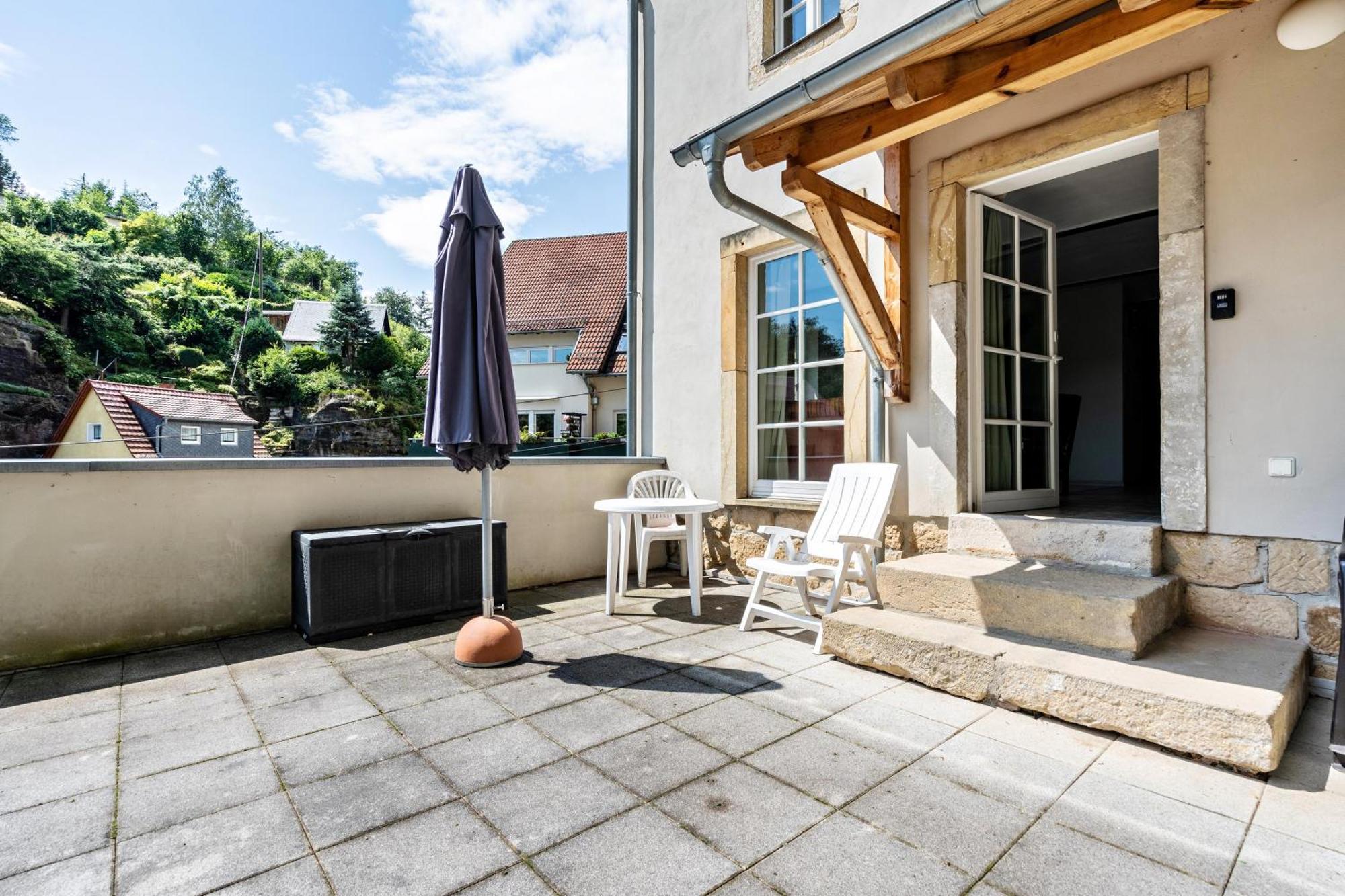 Wohnung Auf Dem Buschholz Stadt Wehlen Eksteriør billede